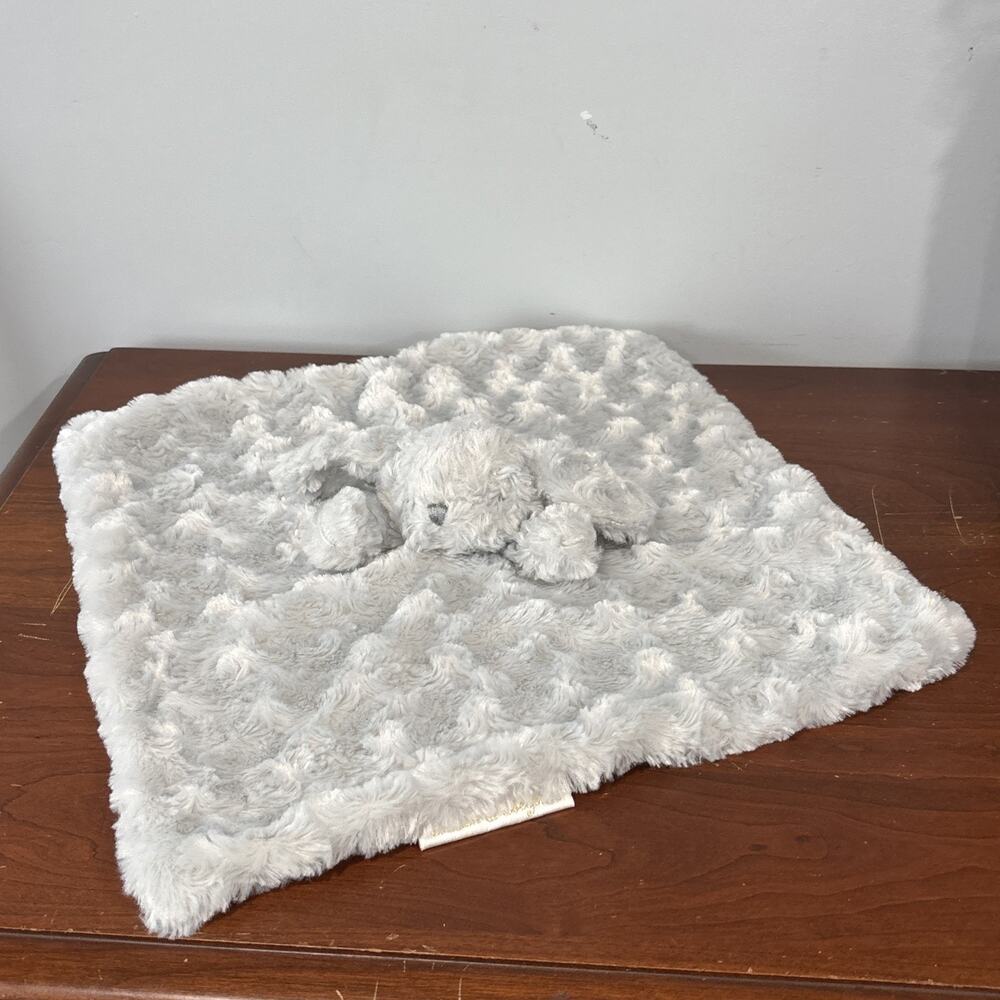 Blankets & Beyond Baby Lovey Grey Bunny Rabbit Security Blanket Plush